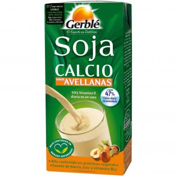 Bebida de Soja Gerblé con Calcio y Sabor a Avellanas, 1L