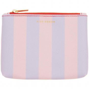 Rico Design Small Pouch, Pink/Lilac Stripes