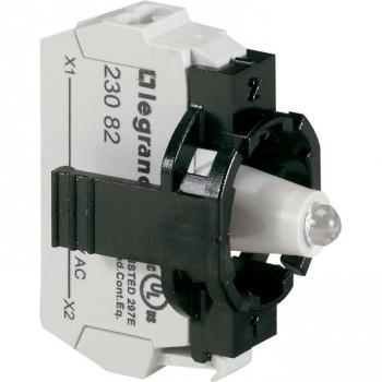 Signalisation LED Legrand 023132 – bloc 1 poste, 230 V, finition verte à ressort