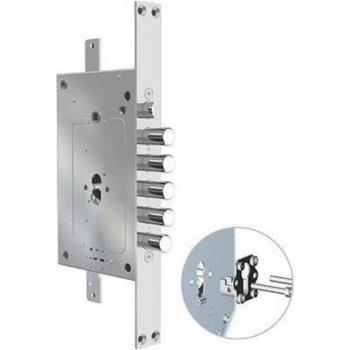 Serratura Infilare Metallo 2951 PE‑DM CR con DM+F.SAGOM M2, TRIPL+SCR, IP.MM 28, E.MM 68 DX/SX – 1 pezzo