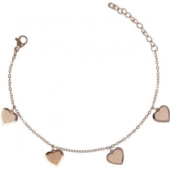 Lily Rouge Glamour – Bracelet acier Love 10 mm