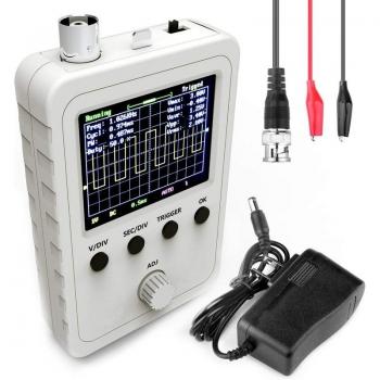 Digital Oscillator Kit 2.4-Inch TFT with Power Supply and BNC Clip Cable Probe Q15001