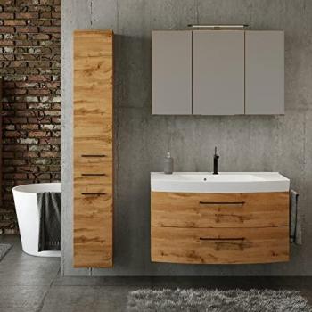 Badezimmer Set MORISSON-03 mit Waschbecken und Hochschrank