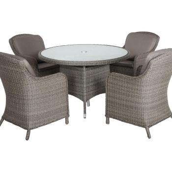 Paris 4-Seater Dining Table and 4 Chairs