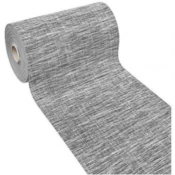 Tapis Flexible Découpable pour Cuisine Gris 52x140 cm