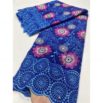 Tissu de Dentelle Suprême – Voile Suisse Brodé (YA3590B-6)