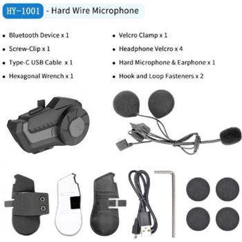 Hysnox Casque Étanche Radio FM 800M