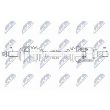 Veio de Transmissão NTY NPW-NS-150 Original