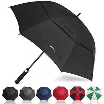 ACEIken Golf Umbrella Windproof Large 62/68 Inch, Double Canopy Vented, Open, &