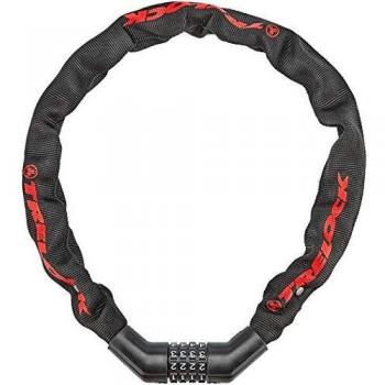 Trelock BC 260/85/5 – 85 cm Code-Schließkette – Schwarz