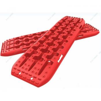 Planche de récupération en neige et sable Costway 2 pièces – rouge