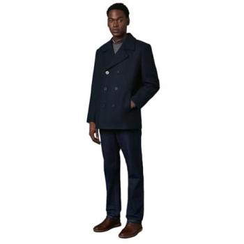 Navy XL Wool Blend Peacoat – Maine