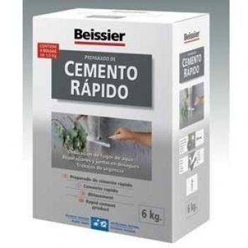 Aguaplast cemento rápido 1,5kg Beissier