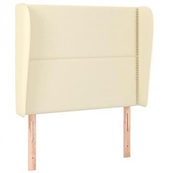 VidaXL Kopfteil Creme mit Ohren 83x23x118/128 cm