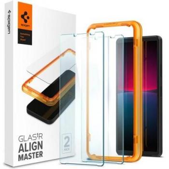 Spigen 2er-Pack Panzerglas für Sony Xperia 10 V / VI