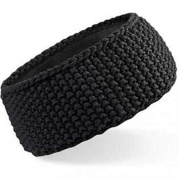 Diadema Beechfield Gofre Invierno Unisex Color Negro