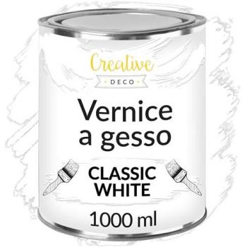 Chalk Paint Creativa Deco in Bianco, 1 Litro – Opacità Lavabile