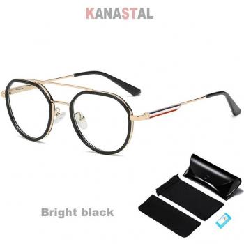 Men's Color Striped Spectacle Glasses