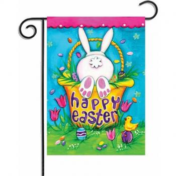 Double-Sided Easter Welcome Flag
