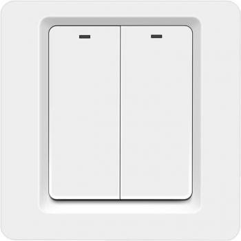 WiFi Smart Switch for HomeKit 220V/110V, 10A Timer with Remote Control and Neutral Wire Required