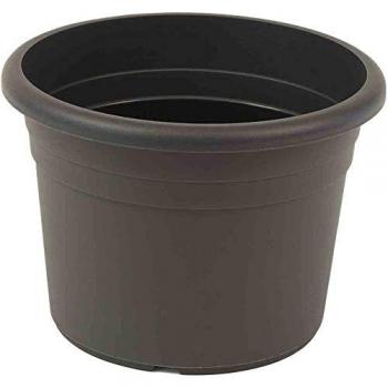 Vaso Rotondo Antracite 35 cm