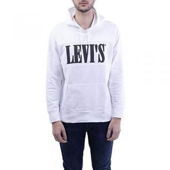Hoodie Pieced Levi's, Blanc / Forged Iron, S