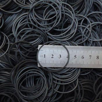 200 Stück Gummi-Ring Halter für Büro und Schule, Durchmesser 40mm, gelb/weiß/schwarz