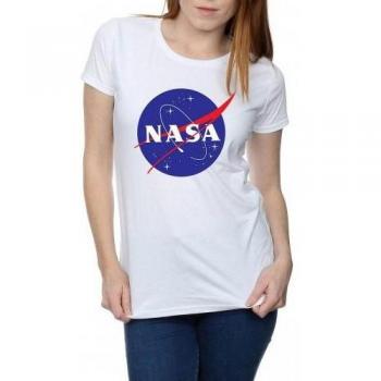 Top Astronáutica Señoras NASA S Blanco