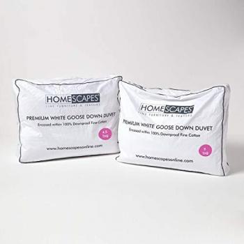 Premium White Goose Down 13.5 Tog All Seasons Duvet