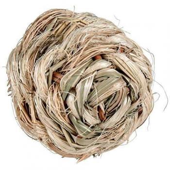 Trixie Grass Ball with Bell, 6 cm