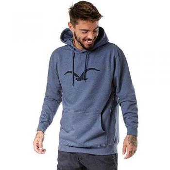 Dunkles Blue‑Navy Hoodie – Cleptomanicx Mowe (S)