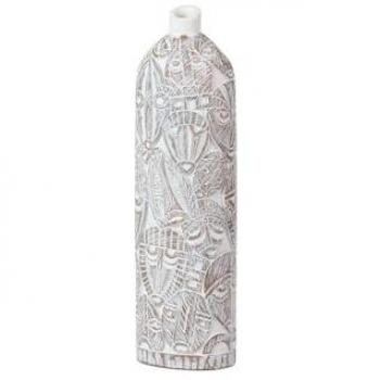 Vase Dorado Blanco Adda Home – 15×11×48 cm