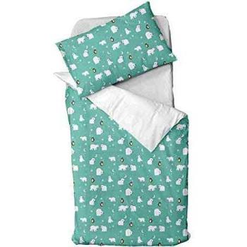 Kit parure de chambre DOMIVA 100x140 cm + oreiller 40x60 cm – Boreale