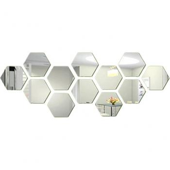 Decoración Espejo 12 Unidades 3D
