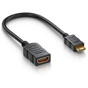PremiumCord Ohebný HDMI Adaptér pro mini HDMI připojení