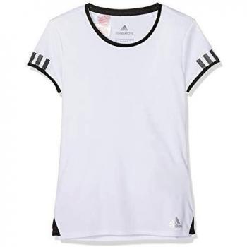 Adidas Girls' White Short Sleeve Club Shirt