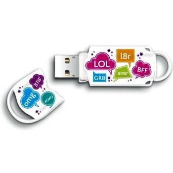 Integral Xpression 16 GB USB‑Drive mit SMS‑Illustration