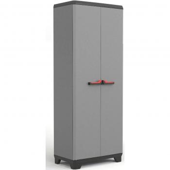 KETER Stile Alto Armadio con 3 Ripiani Regolabili, Colore: Grigio, Dimensioni