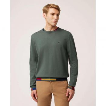 Harmont & Blaine Men's Green Crewneck Sweater
