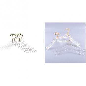 Set de Perchas Transparentes para Mujer y Niño