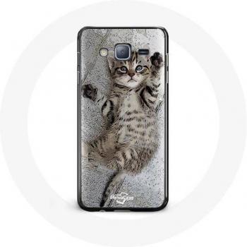 Protection coque Samsung J3 2016 – chaton Bengal adorable
