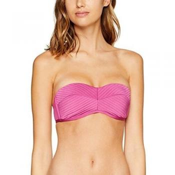 Seafolly Bikini Top Bustier Trapuntato, Viola (Berry), 42 Donna