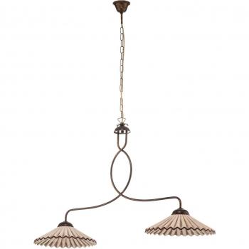 ONLI Rosina hanging light 2-bulb light pink/bronze