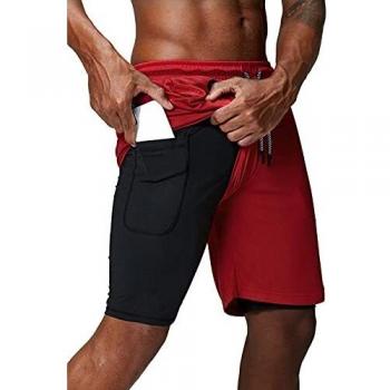 Gym Workout Fuchsia Stealth Lined Shorts – Danfiki