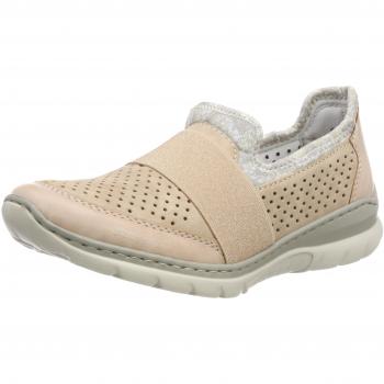 Rieker Damen L32V2 Slip On, Pink/Silber, 40 EU