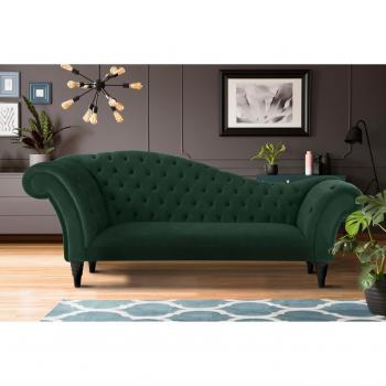 Chester Recliner 3‑Sit – Knopfbedruckte Oberfläche in Recamieren‑Stil
