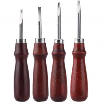 Outil de chanfreinage cuir 1.5/1.2/1.0/0.8mm