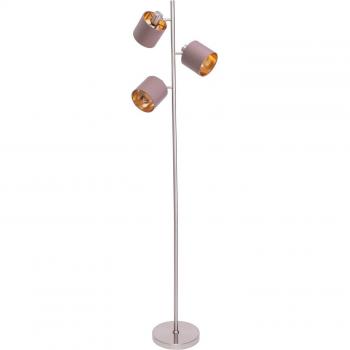 Elegant Maron Floor Lamp, Three-Bulb Design