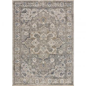 Alfombra Poliéster Gris Saida 35026