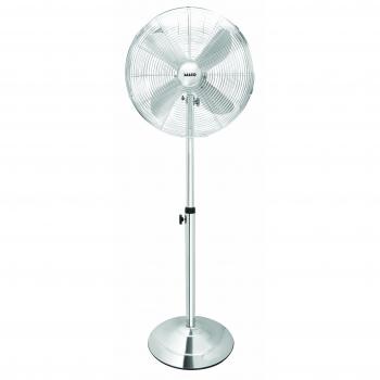 SALCO Metallischer Standventilator in Chromoptik, SMV-40